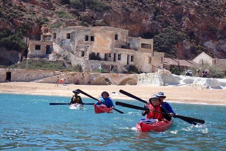 Milos: Guided Kayaking Trip with Snorkelling & Lunch - Returning by kayak: why finishing strong feels better than rushing