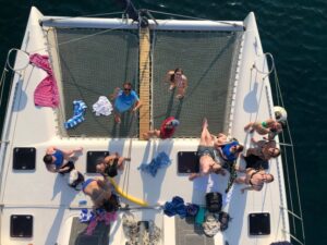 Milos: Half-Day Morning Catamaran Cruise to Kleftiko - Starting point at Adamas, then straight to the west side