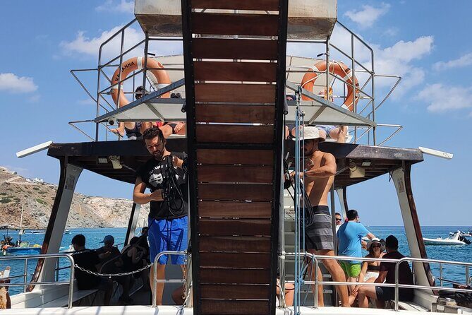 Milos Half-day Tour to Kleftiko - Onboard extras: raki, homemade bites, snorkel gear, and quick info guides