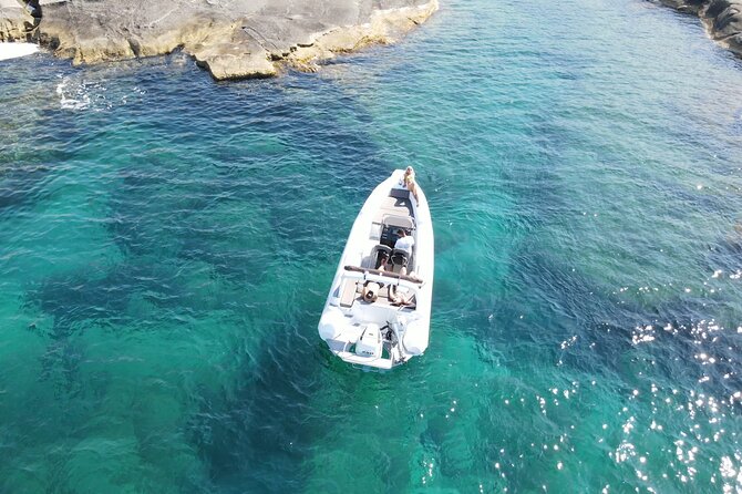 Milos Island: Private Boat Rental in Milos Greece with no licence - Why seeing Milos from a small boat changes the day