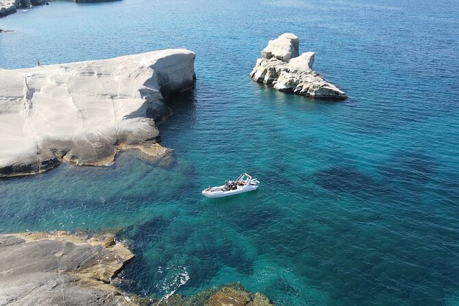 Milos Island: Private Boat Rental in Milos Greece with no licence - Getting comfortable at the steering console
