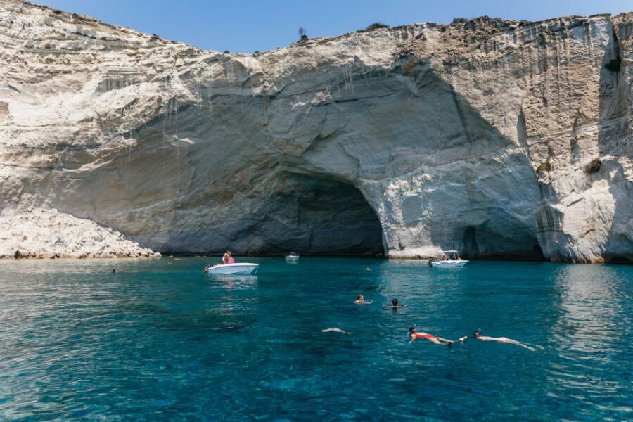 Milos: Kleftiko Cruise with Meal, Drinks and Photos at Sykia - Key points before you go