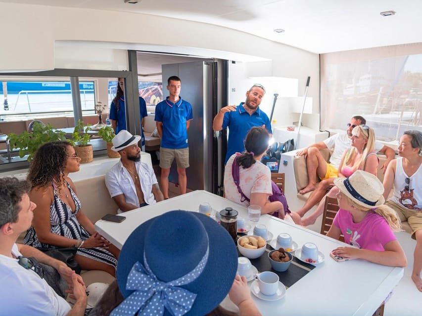 Milos: Kleftiko Sunset Catamaran Cruise with Meal & Drinks - Where you’re dropped off after sunset