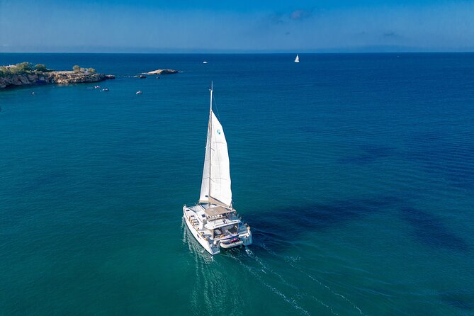 Milos Private Full Day Catamaran Cruise with Lunch and Drinks - Kalogries Beach and its calm first swim