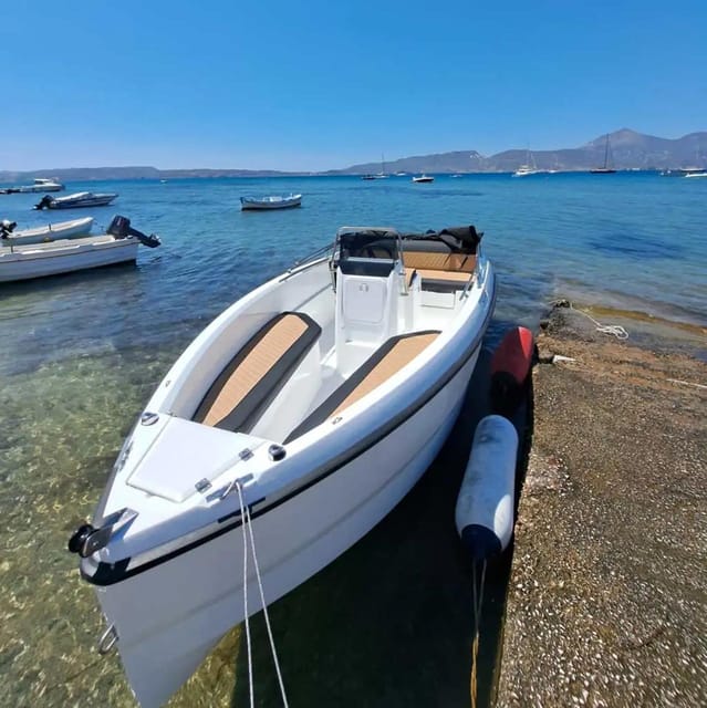 Milos: Rent a boat with or without Skipper - Building a Five to Ten Hour Coastal Day