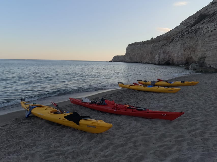 Milos: Romantic Semi Private Sunset Kayaking Tours - Starting at Alogomandra Beach