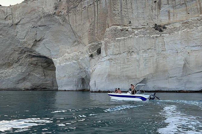 Milos Self Drive Private Boat - No License Required, APHRODITE I - Why seeing Milos by boat changes the island