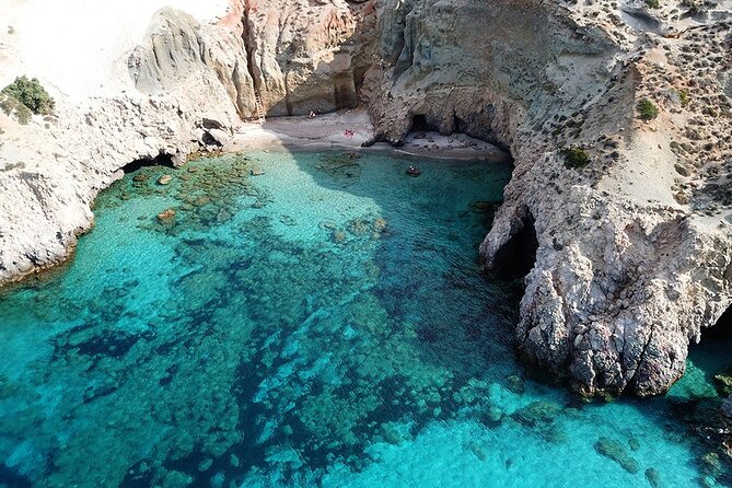 Milos Self Drive Private Boat - No License Required, APHRODITE II - Coves, beaches, and time in the water
