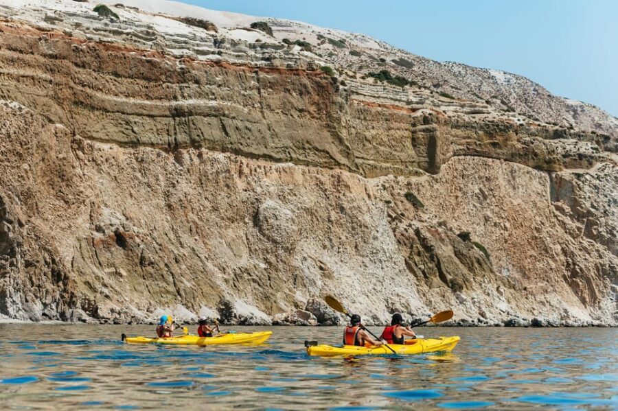 Milos: Tsigrado and Gerakas Beach Kayaking Tour - Price and Value for $70: Where the Money Goes