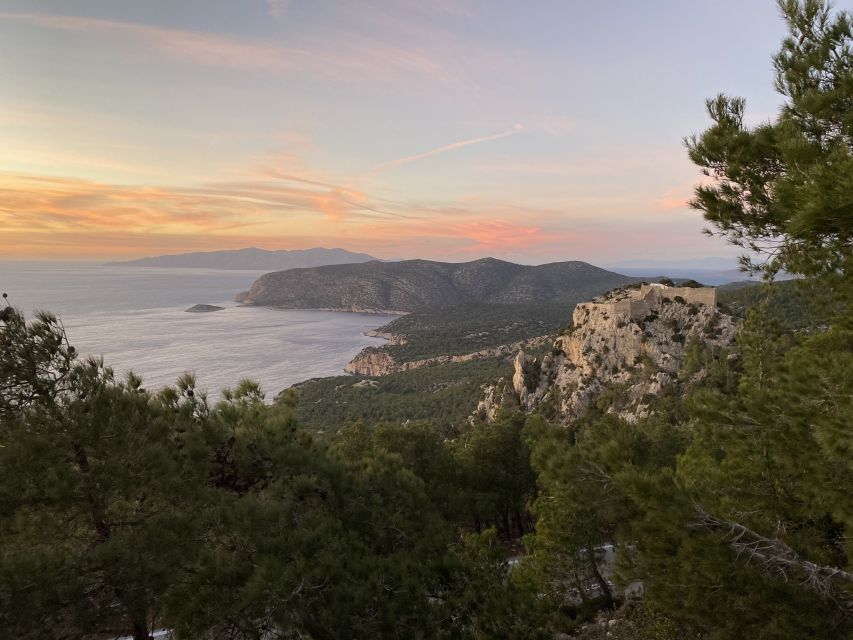 Monolithos: Small Group Hike and Sunset at Monolithos Castle - Climbing toward a castle that was never conquered