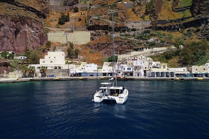 Morning Caldera Cruise with BBQ Meal and Drinks - Crew Energy and On-Board Storytelling That Adds Color
