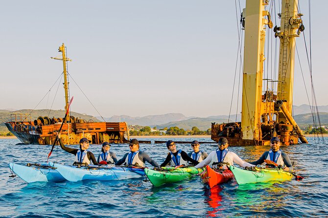 Morning Kayak Tour to Kissamos Bay Shipwreck & Exclusive Beach - Rock formations, small gulfs, and old mine ruins