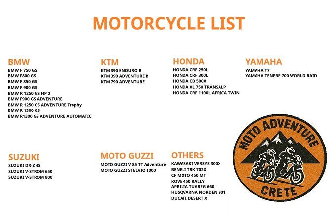 Moto Adventure Crete - Single & Multi Day Tours - On & Off Road - Should You Book Moto Adventure Crete?