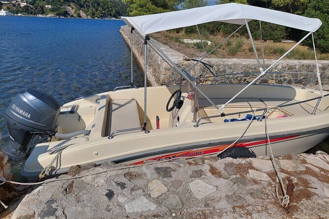 Motor Boat Hire in Corfu Italmar 17,Asso 5.10, Next 5m - How long should you book: 4 hours vs. 7 hours