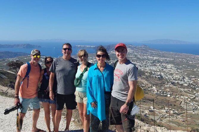 My Ultimate Full-Day Private Santorini Road Trip - Perivolos Beach: Black Sand Time for Lunch or a Swim