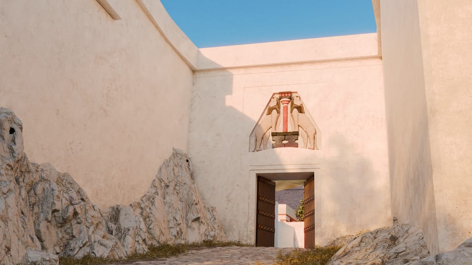 Mycenae Entry ticket & Virtual Reality Audio Guided Tour - Arriving at the Lion Gate and Cyclopean Walls