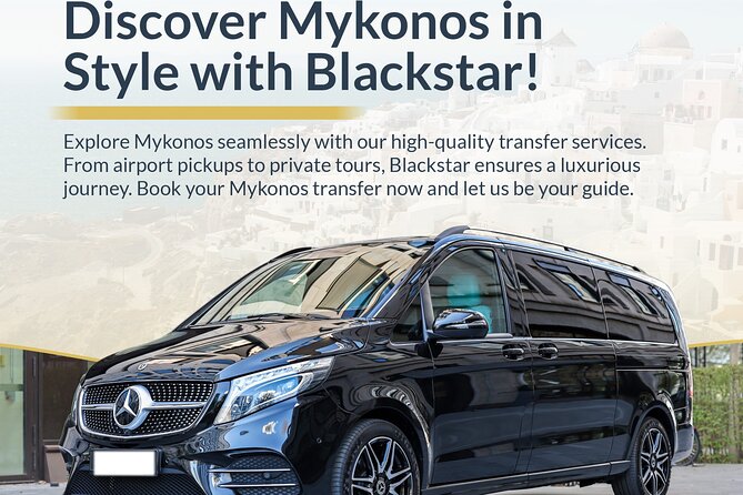 Mykonos Aiport - Port Tranfer to Your Hotel or Villa - From Mykonos Airport to your hotel or villa