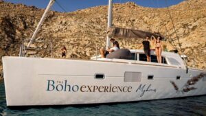 Mykonos: Boho Experience Catamaran Cruise - Boho style on a catamaran: why it works for Mykonos