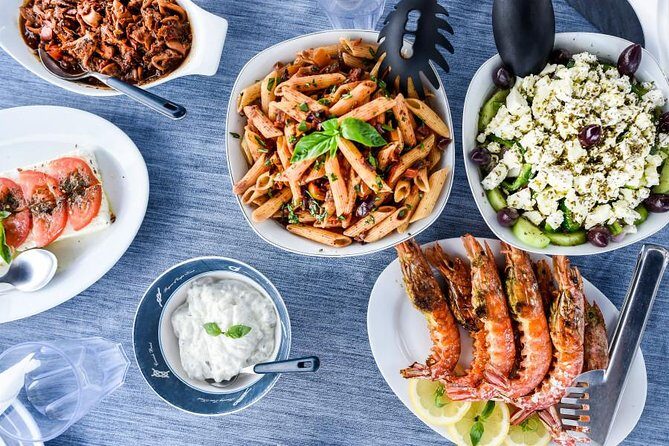 Mykonos Catamaran Full Day Private Cruise, 8-flavor Meal & Drinks - On Board Food and Drinks: The 8-Flavor Meal Is the Real Hook