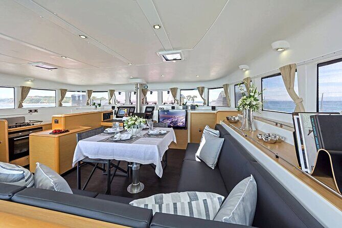 Mykonos Catamaran Premium Day-Sunset Tours 8-flavor Meal & Drinks - The 8-Flavor Greek Lunch On Board (Cooked Right There)