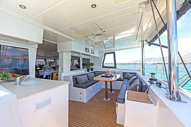 Mykonos Catamaran Premium Day-Sunset Tours 8-flavor Meal & Drinks - Small Group Size: The Social Sweet Spot on a Catamaran