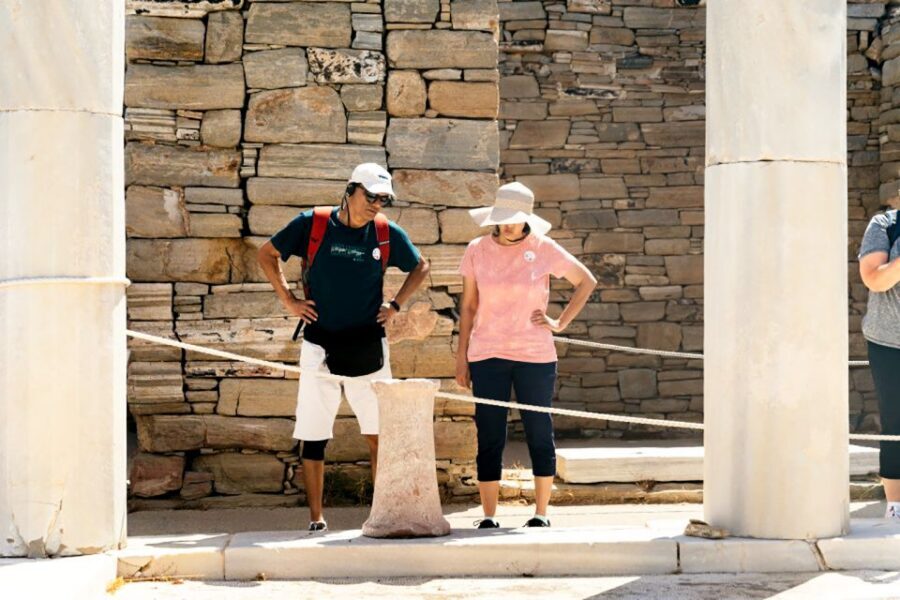 Mykonos: Delos Boat Transfer with Cell Phone Audioguide - Entering Delos: your ticket gets you there, fees get you in
