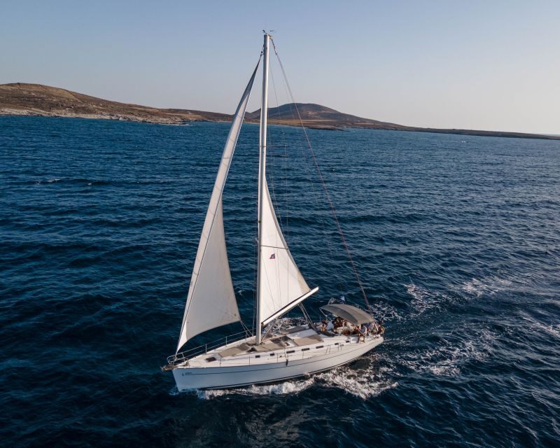 Mykonos: Delos & Rhenia Boat Cruise with Lunch & Transfer - Rhenia Island: white beaches and turquoise coves