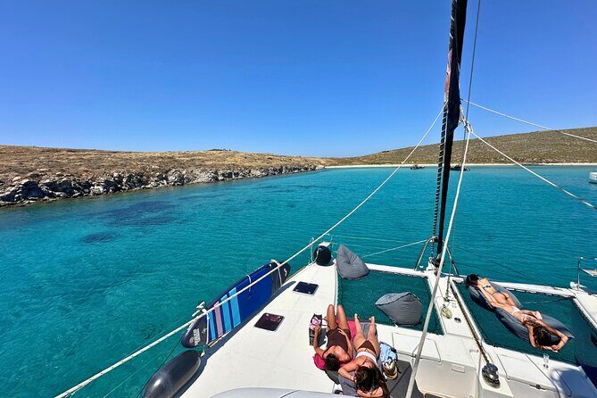 Mykonos Delos Rhenia Daily Cruise with BBQ, Drinks & Transfer - Small Group Feel and the Crew Names People Remember