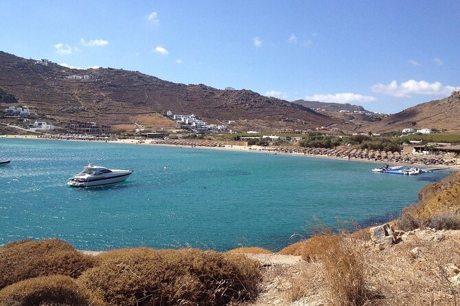 Mykonos driving tour - Kalafatis and Kalo Livadi: two different beach moods