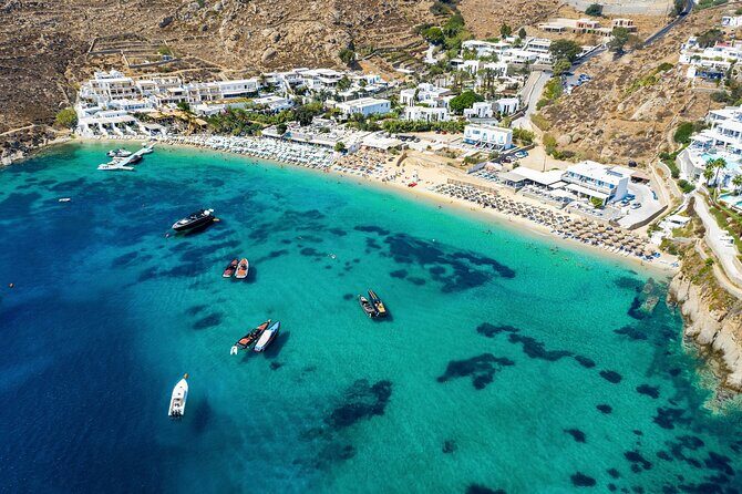 Mykonos Exclusive Panoramic Tour – Private or Small Group - Elia Beach: A Longer Stretch of Golden Sand