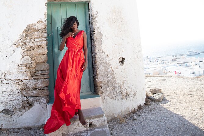 Mykonos Flying Dress High End Professional Photographer - How much direction should you expect?