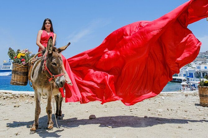 Mykonos Flying Dress Photoshoot - Getting changed in the fitting tent (and why that’s a big deal)