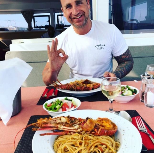 Mykonos: Full-Day Catamaran Cruise with Fresh Lunch - The crew experience: Angelo and Costa make it personal