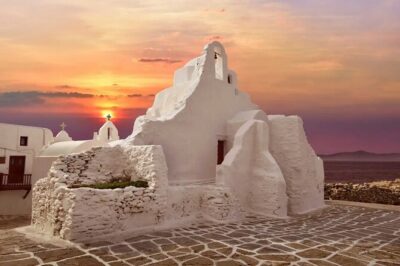 Mykonos Gems for the First Time Cruise Visitors - Armenistis Lighthouse and the open Aegean