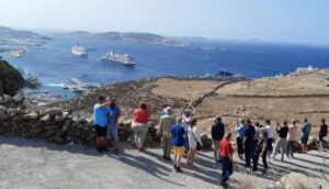 Mykonos: Guided Highlights Tour - Kalafatis Beach: a calmer start than you might expect