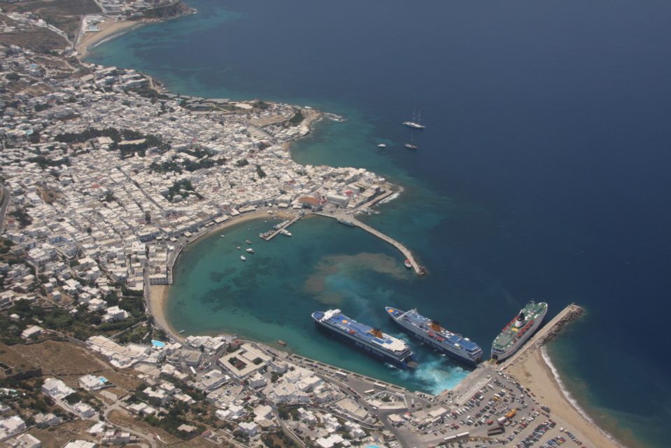 Mykonos: Half-Day City Walking Tour and Island Bus Tour - Kalafatis beach: the best pause in the schedule