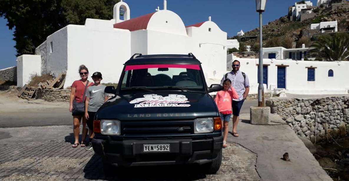 Mykonos Highlights Tour on a Jeep - The Final View Over Mykonos Town
