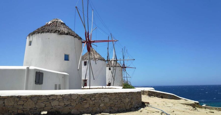Mykonos: Highlights Walking Tour with a Local - Where the walk starts by the Old Port: the police station meeting point