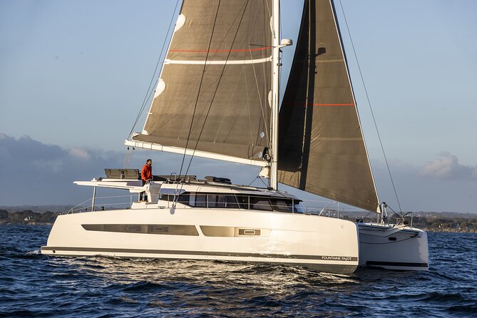 Mykonos: Luxury Catamaran Cruise with Meal, Drinks & Transport - White Coral and Aerial: what the boat offers