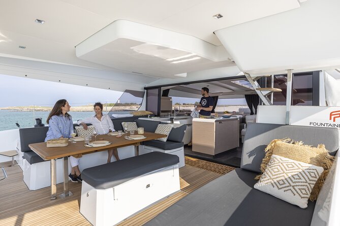 Mykonos: Luxury Catamaran Cruise with Meal, Drinks & Transport - Lunch, drinks, and the question of value