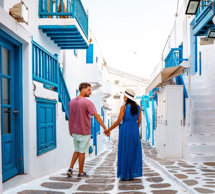 Mykonos: Private Photoshoot at Alefkandra - Posing and angles: why your photos look better when someone directs you