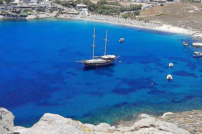 Mykonos Private Shore Excursion: Half-Day Island Discovery - Agios Sostis Beach and Marmaronisi: sea views and quick stops