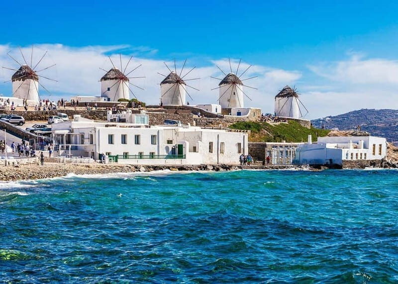 Mykonos: Private Tour with Range Rover - Windmills and Little Venice: where you’ll want the extra minutes
