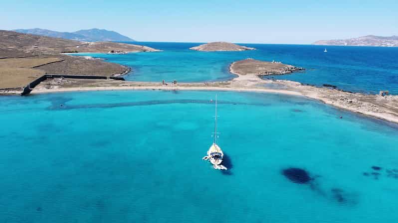 Mykonos: Rhenia Island Sunset Cruise with Transfer and Meal - The Sail Out: One Hour of Being On the Water