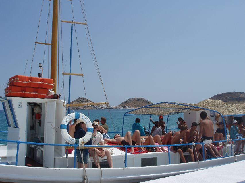 Mykonos: South Coast Cruise - Frangias beach: snorkeling time plus a real picnic