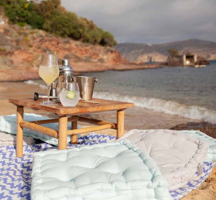 Mykonos: Sunset Cocktail Making Class on a Secluded Beach - Sunset timing and the final half hour