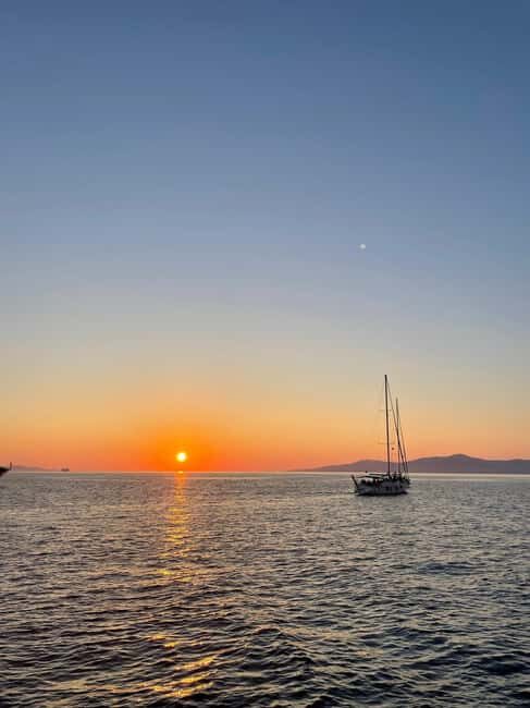 Mykonos: Sunset Sail Cruise to Rhenia, Beach Hopping, Dinner - Meeting point and timing: why you should plan to be flexible