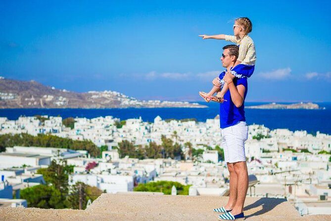 Mykonos Town and Island Half-Day Tour - Language on the tour: English is listed, but some days run bilingual