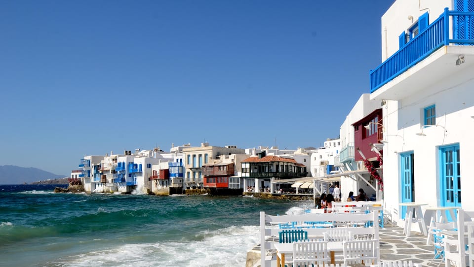 Mykonos town - Private walking tour - Meeting beside the old port seabus station