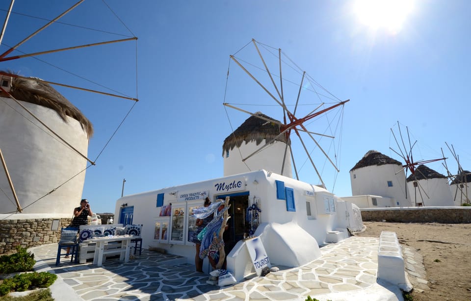 Mykonos town - Private walking tour - Matoyianni Street, Mykonos Town’s shopping spine